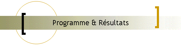 Programme & Rsultats